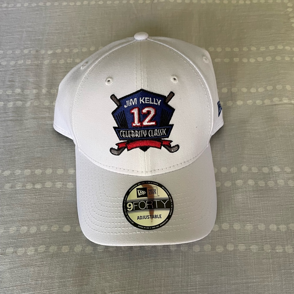 NWOT White Jim Kelly 12 Celebrity Classic Hat